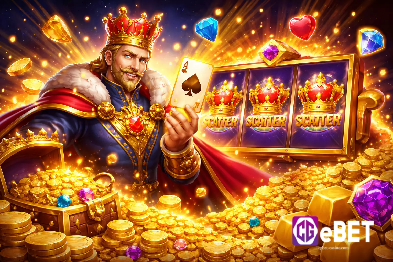 Super Ace Scatter Ang Hari ng Ginto at mga Mahiwagang Pag-ikot sa CGEBET