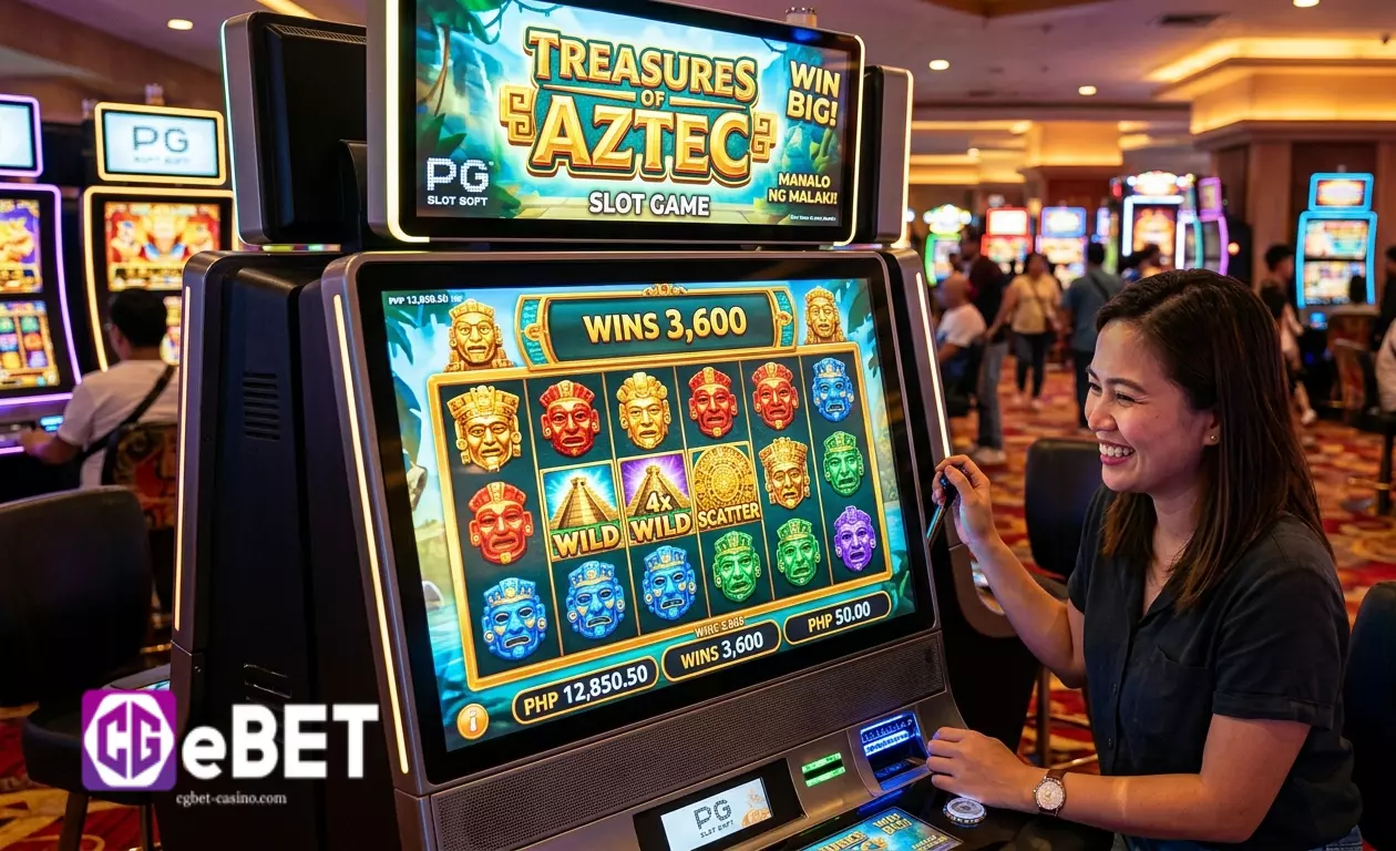 Maglaro ng Treasures of Aztec PG soft sa CGEBET Ngayong 2026